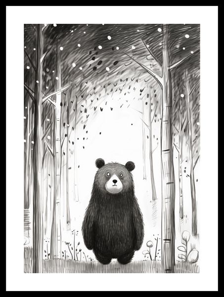 Plakat 29,7x42cm Ciekawski Miś zdjęcie 3