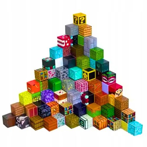 Klocki Magnetyczne Zestaw Klocków Edukacyjnych Na Magnes 32 SZT. + LUDZIK na Arena.pl