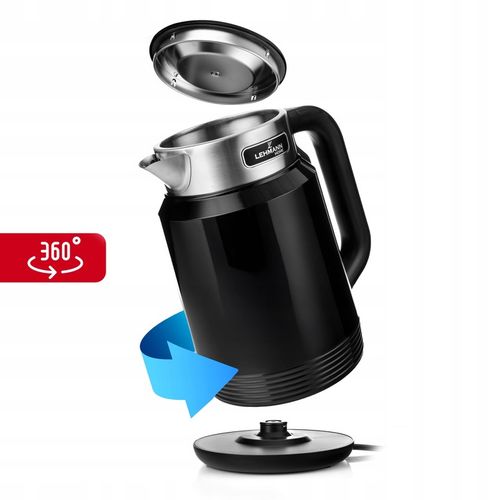 CZAJNIK ELEKTRYCZNY BEZPRZEWODOWY MOC 2200W BEZ ZBĘDNYCH BAJERÓW 2L na Arena.pl