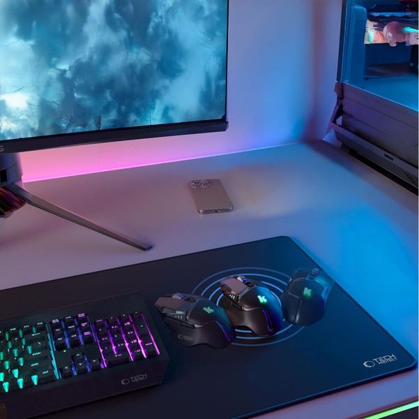 tech-protect a100 mouse pad 100 x 50cm black zdjęcie 7