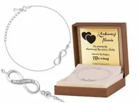 SREBRNA BRANSOLETKA 925 NIESKOŃCZONOŚĆ