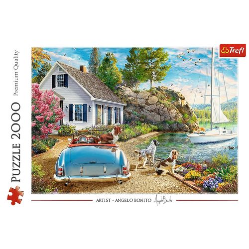 puzzle 2000 wakacyjna przystań 27124 na Arena.pl