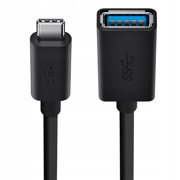 Belkin Kabel Adapter USB-C (M) do USB-A (F), 13 cm zdjęcie 2