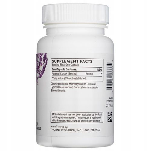 THORNE RESEARCH Adrenal Cortex - Kora Nadnerczy (60 kaps.) na Arena.pl
