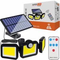 LAMPA SOLARNA LED CZUJNIK RUCHU PANEL PILOT MOCNA