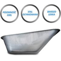 16481 MISA DO TACZKI BITUXX ZAPASOWA METALOWA OCYNKOWANA 100L POJEMNOŚ