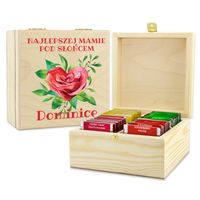 HERBACIARKA Z NADRUKIEM PREZENT NA DZIEŃ MAMY