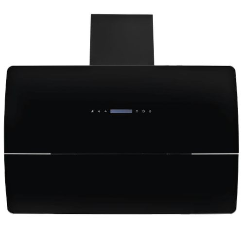 Ścienny okap kuchenny, stal nierdzewna, 756 m³/h, 90 cm, czarny na Arena.pl