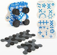 CLIXO Designer Black & Grey - zestaw magnetyczny 9 sztuk