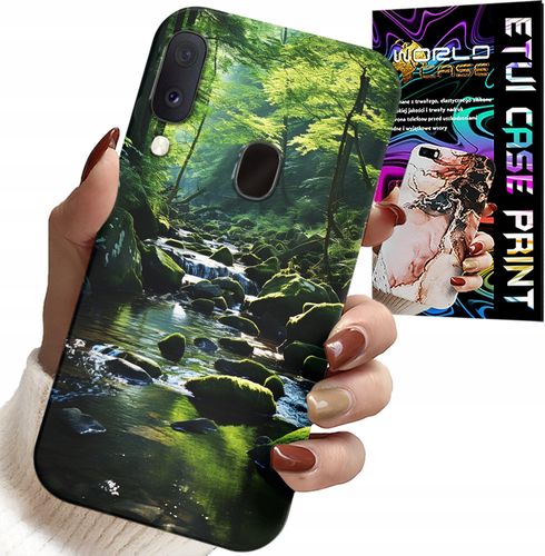 ETUI DO SAMSUNG GALAXY A20E - LAS RZEKA STRUMIEŃ PRZYRODA WIDOKI na Arena.pl