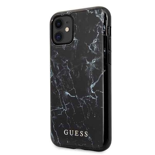 Guess Marble - Etui iPhone 11 (czarny) na Arena.pl