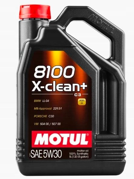MOTUL 8100 X-CLEAN+ 5W30 C3 5L zdjęcie 1