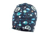 Jamiks ELIAS czapka beanie dla chłopca granatowy kosmos 50-52