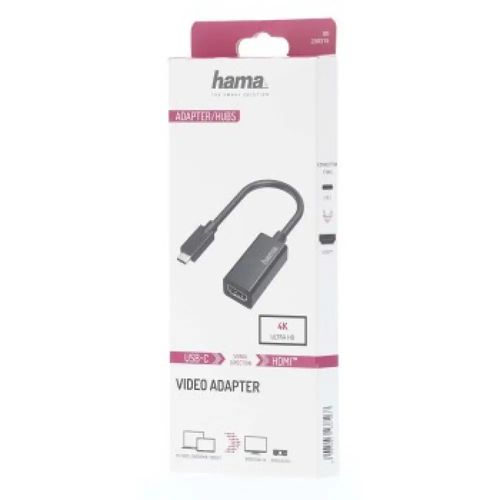 Adapter HAMA USB-C wtyk - HDMI gniazdo 4K na Arena.pl