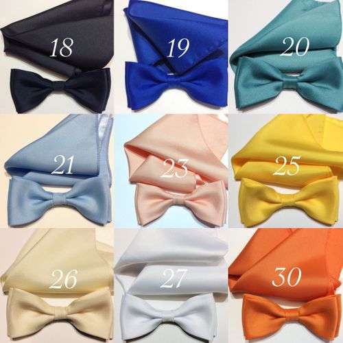 PUDROWY RÓŻ MUCHA Z POSZETKĄ DO UŁOŻENIA na Arena.pl