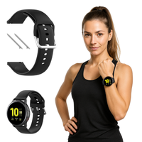 Pasek do Huawei Watch GT 2 3 4 5 46mm pro 48mm silikon opaska czarny KOLORY