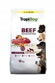 TropiDog Premium Adult Beef & Rice 12kg Medium Large