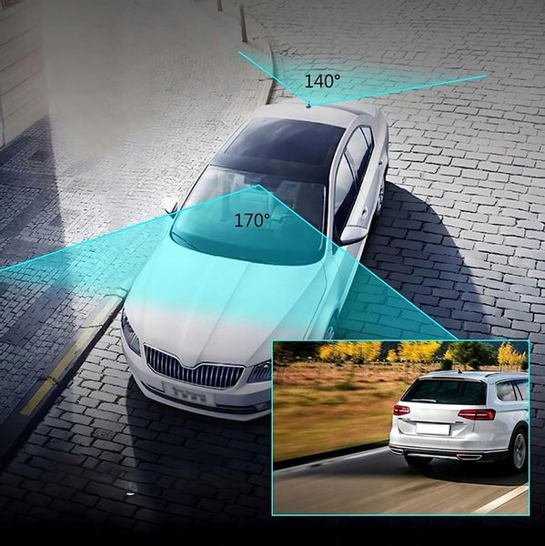 WIDEOREJESTRATOR JAZDY DOTYKOWY KAMERA COFANIA REJESTRATOR PRZÓD TYŁ MenuPL zdjęcie 15