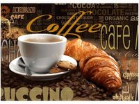 50X70CM PORANNA KAWA OBRAZ POKOJU DREWNINE