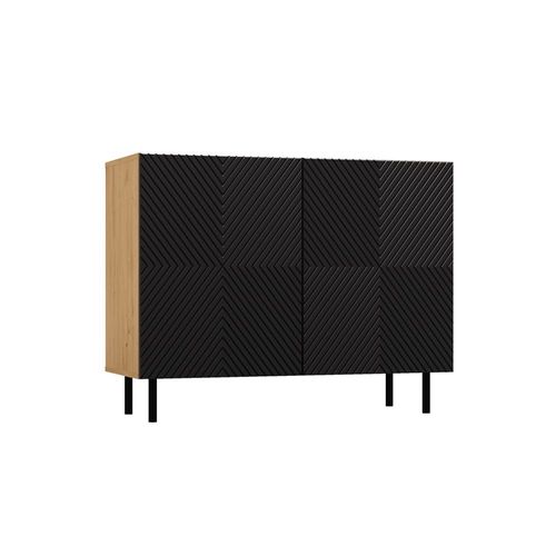 KOMODA KAMA 2 DRZWI - ARTISAN/CZERŃ na Arena.pl