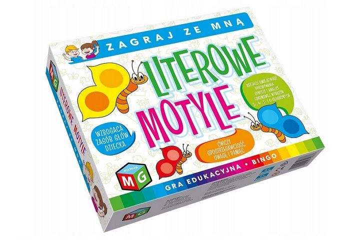 Literowe motyle- gra edukacyjna 00877 zdjęcie 1