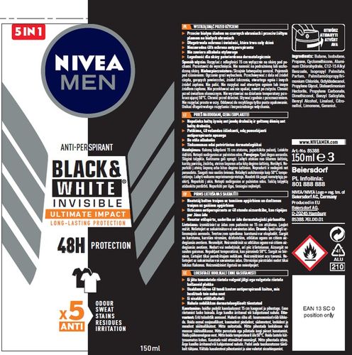 NIVEA Antyperspirant Men Ultimate 150ml na Arena.pl