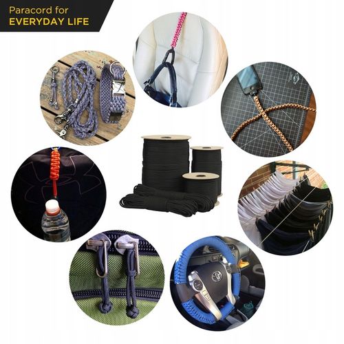 Linka EDCX 4mm Paracord 550 - (Coyote Brown, 50 m) na Arena.pl