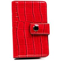 portfel damski ze skóry ekologicznej z ozdobnym tłoczeniem - peterson