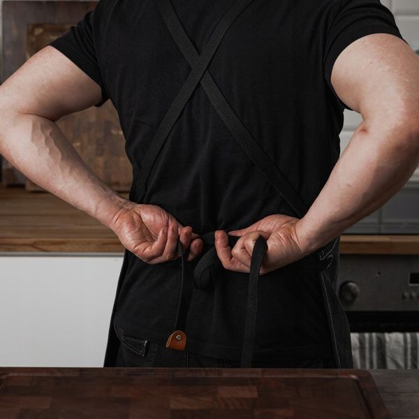 Fartuch Kuchenny StekBzdur Kelnerski Barmański Barberski dla Kucharza Grill zdjęcie 3