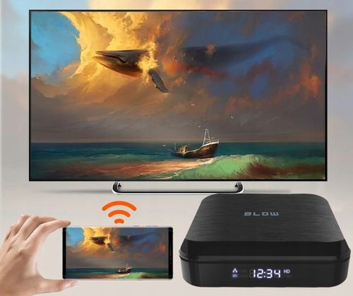 SMART BOX TV ANDROID BLUETOOTH 4K WIFI ODTWARZACZ HDMI USB PILOT na Arena.pl