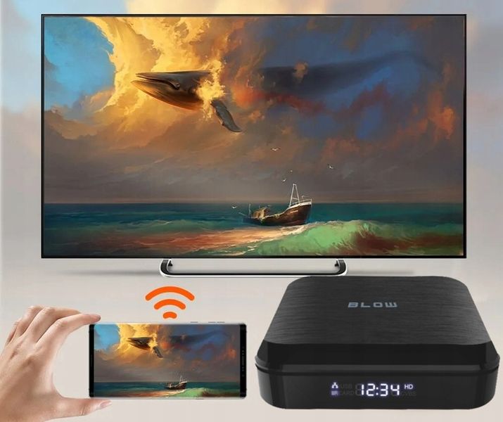 SMART BOX TV ANDROID BLUETOOTH 4K WIFI ODTWARZACZ HDMI USB PILOT zdjęcie 2