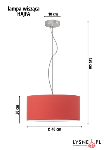 Zwis HAJFA walec  fi- 40cm na Arena.pl