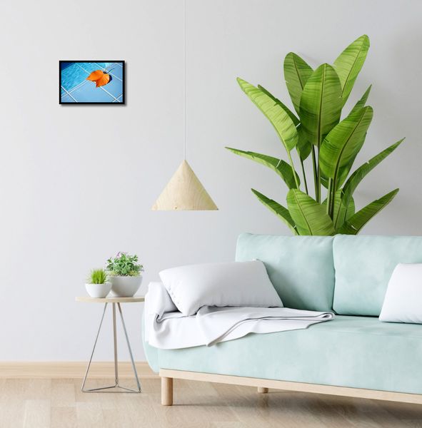 Plakat 30x20cm Liść przy Wodzie zdjęcie 4