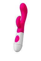 A-Toys, Vibrator Nessy With Clitoral Stimulator, Silicone, Pink, 20 Cm, 10