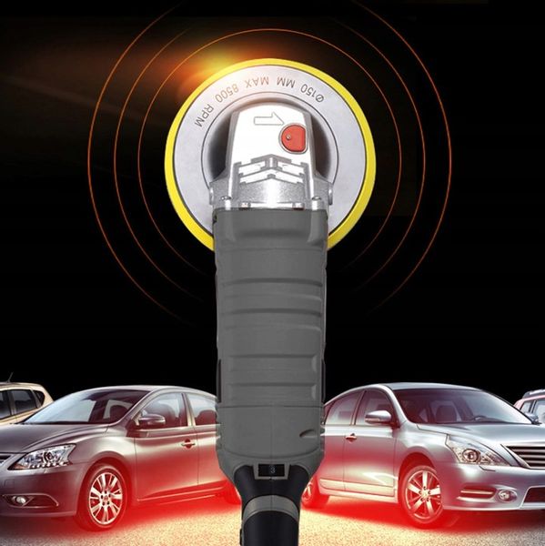 POLERKA SAMOCHODOWA SZLIFIERKA Z REGULACJĄ OBROTÓW + ZESTAW GĄBEK + FILC zdjęcie 7