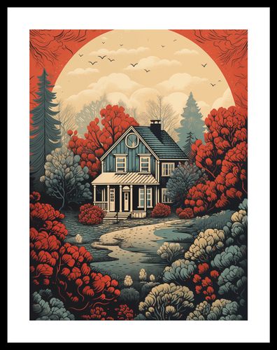 Plakat 30x40cm Idylla Rustykalna na Arena.pl