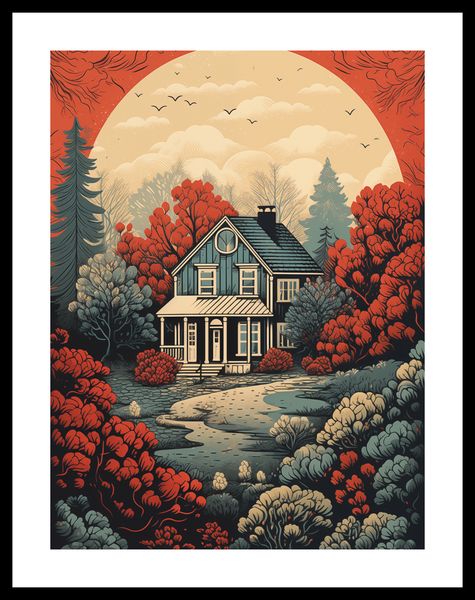 Plakat 30x40cm Idylla Rustykalna zdjęcie 3