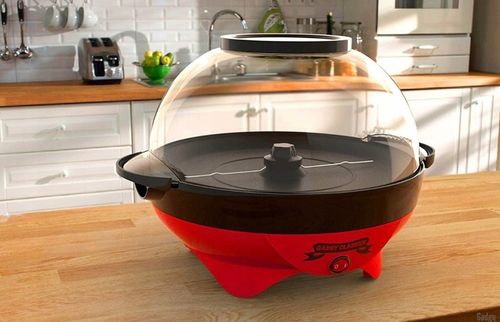 MASZYNA DO ROBIENIA POPCORNU DOMOWA AUTOMATYCZNA URZĄDZENIE MASZYNKA SZYBKA na Arena.pl