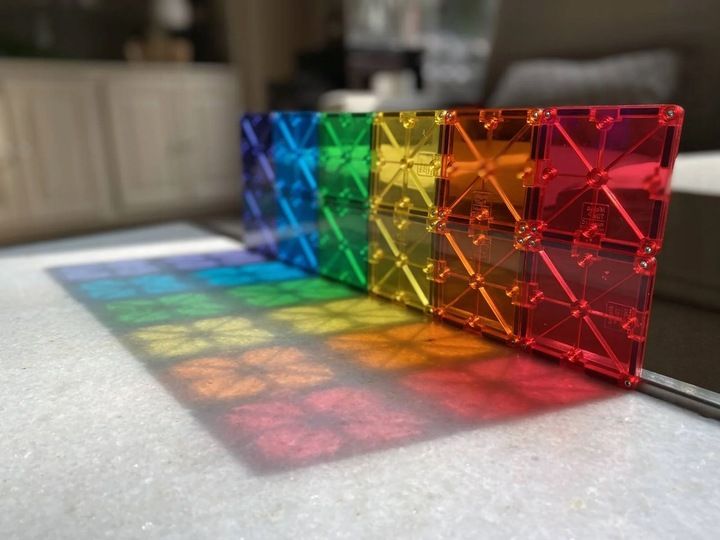 Klocki Magnetyczne 100 elementów Magna-Tiles zdjęcie 15