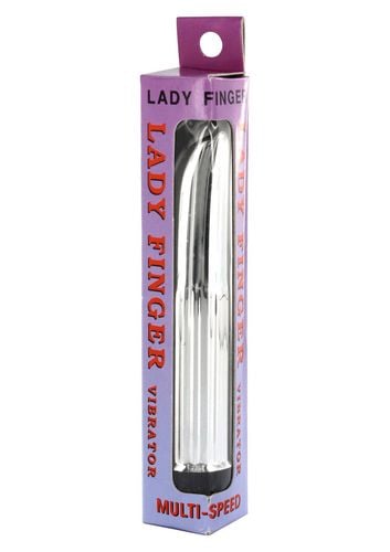 wibrator ladyfinger mini srebrny 14 cm na Arena.pl