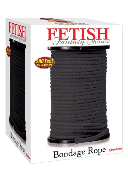 Bondage Rope Black zdjęcie 2