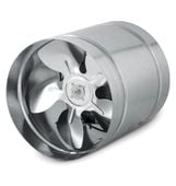 wentylator kanałowy przemysłowy arw 160, metalowy - rx 01-101