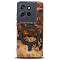 etui bewood unique do motorola edge 50 neo - orange z magsafe