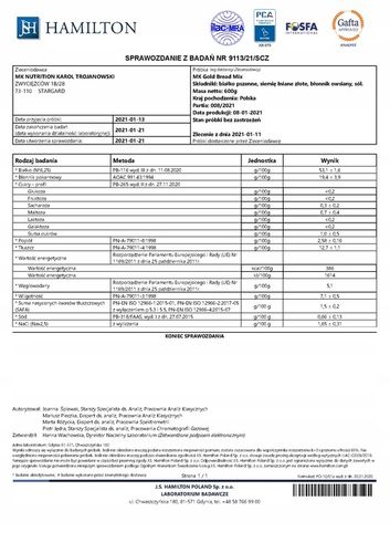 KETO CHLEB Mieszanka chlebowa wysokobiałkowa MK GOLD BREAD MIX 600g na Arena.pl