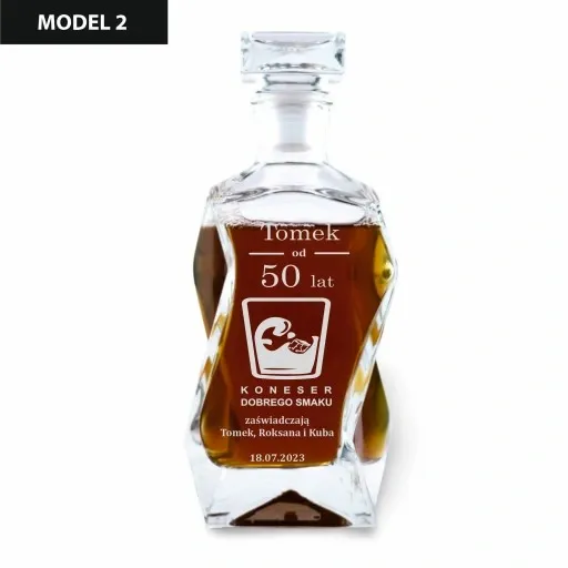 Prezent na Urodziny Karafka do Whisky z Grawerem - Niepowtarzalny Upominek zdjęcie 8