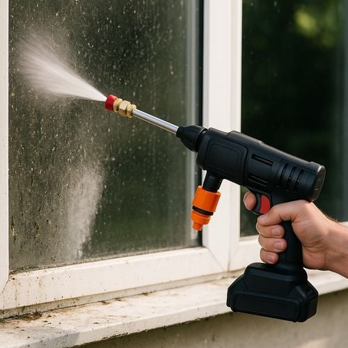 MYJKA BEZPRZEWODOWA CIŚNIENIOWA SAMOCHODOWA AKUMULATOROWA + 2x BATERIA na Arena.pl