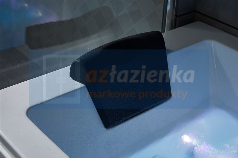 PROSTOKĄTNA WANNA Z HYDROMASAŻEM 180x80 SZYBA NEW! GRZAŁKA zdjęcie 8