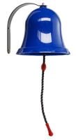 Dzwon na plac zabaw - wydający dźwięki - niebieski