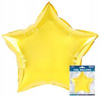 BALON FOLIOWY GWIAZDKA ZŁOTY DEKORACJA URODZINOWA NA PRZYJĘCIE 3D