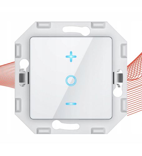 Ściemniacz Dotykowy 1 Obwodowy WiFi TUYA PSMART RM Biały Szkło na Arena.pl